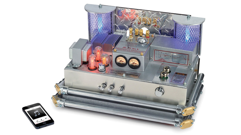 Illustration for article titled Sound-Enhancing Bluetooth Tube Amp Doubles as Cheesy Sci-Fi Prop